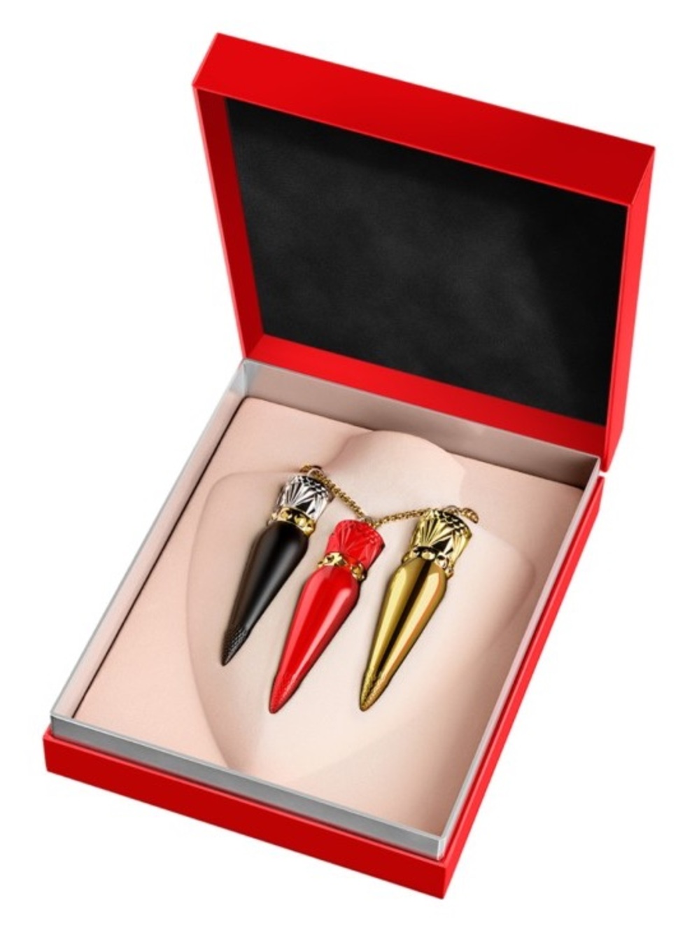 Christian Louboutin Rouge Louboutin Lip Trio Coffret 3pc Luxury Makeup